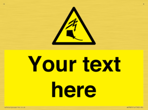 Custom warning kite flying near powerlines